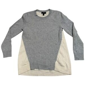 Cozy Luxury Cashmere Sweater Women Grey Cream